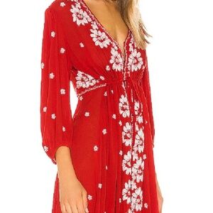 Free People Embroidered Fable Dress